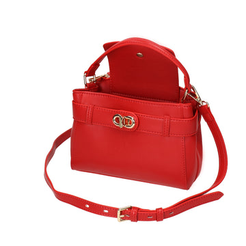 Azade   handle bag mini red